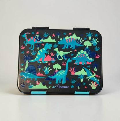 Dino Might premium bento box and bottle set