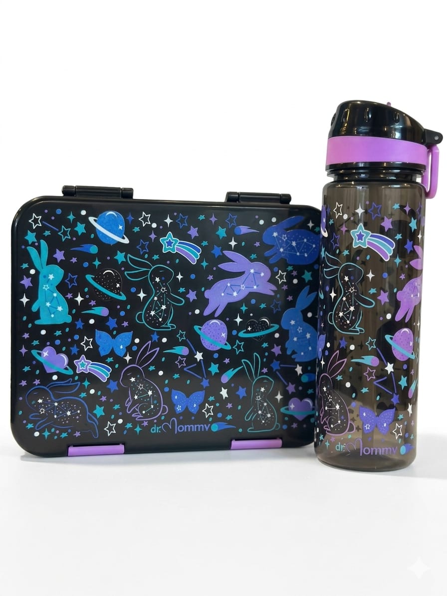 Cosmic Bunny Water Bottle ( 610ml )